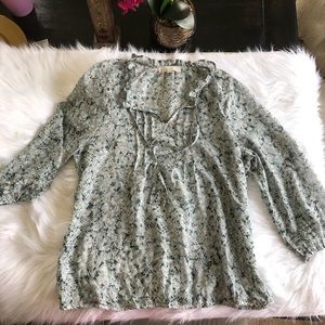 Ann Taylor LOFT Snake print blouse